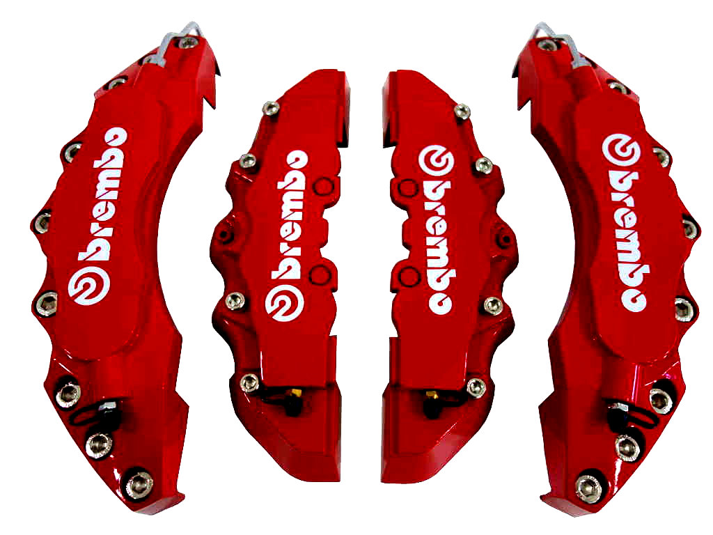 HOLDEN COMMODORE VT VN VZ VS VV HSV BIG RED BRAKE CALIPER COVER 4PCS ...